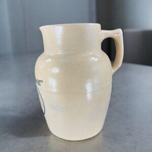 Antique Gesundheit Beer Ceramic Pottery Pitcher Jar Stoneware Pitcher Vintage